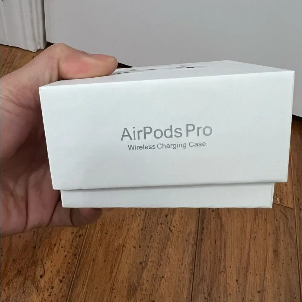 APPLE AIRPODS PRO 1 ST GEN EMPTY BOX WITH CHARGING CABLE + MANUAL + EAR TIPS